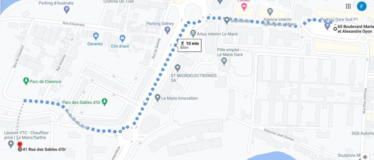 Appart T2 Gare Tgv Spacieux Et Tout Equipe Le Mans Kültér fotó